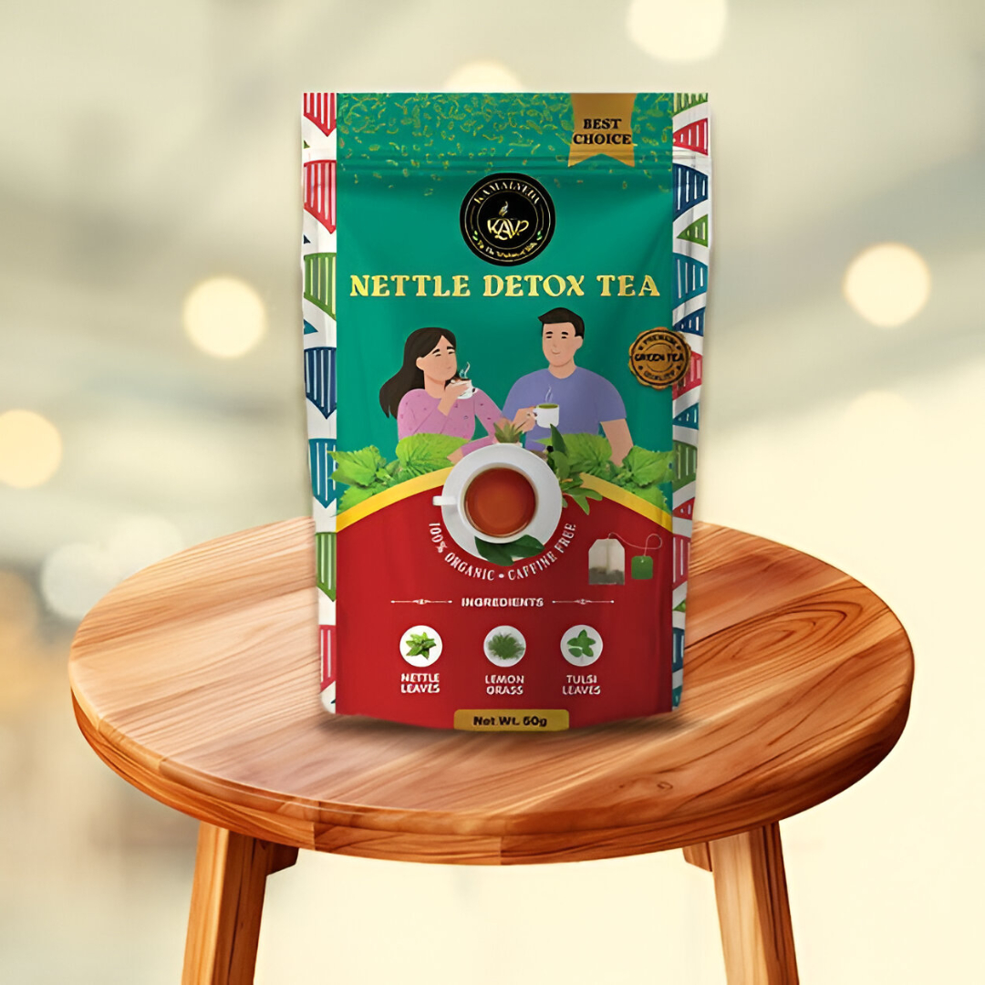 Nettle Detox Tea by Kamalveda – Himalayan Herbal Cleanse